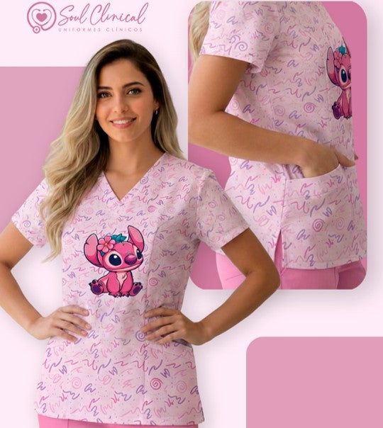 Delantal Antifluido - Angela de Lilo Stitch