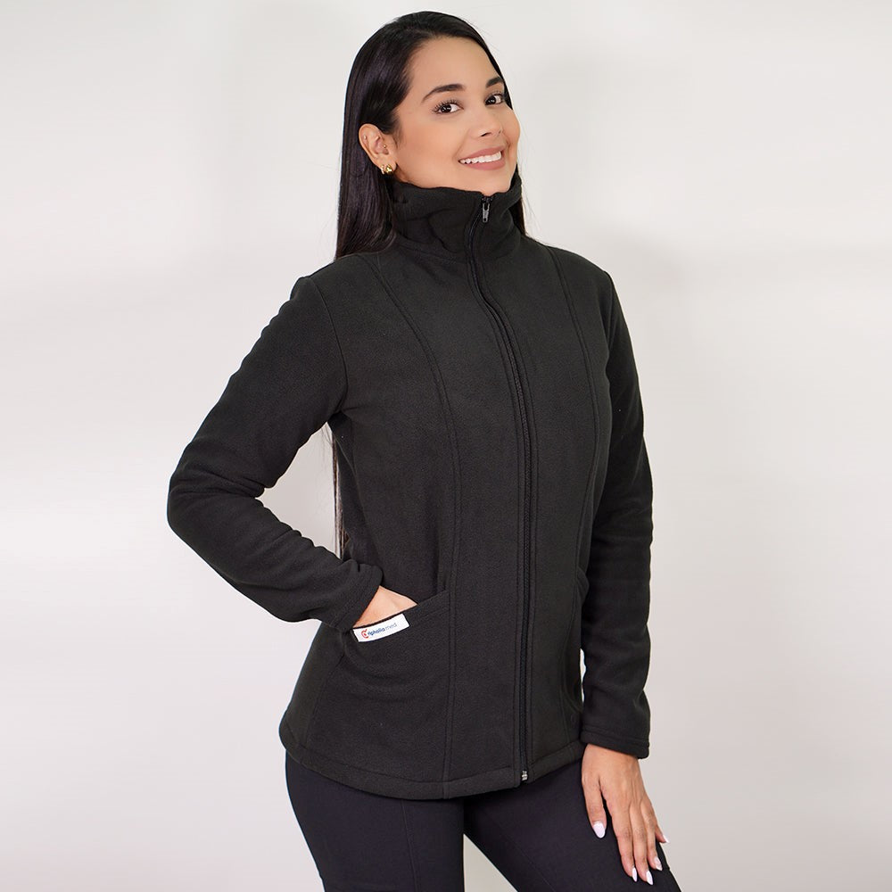 Polerón clínico POLAR - Mujer. Art. 200-8 - Negro