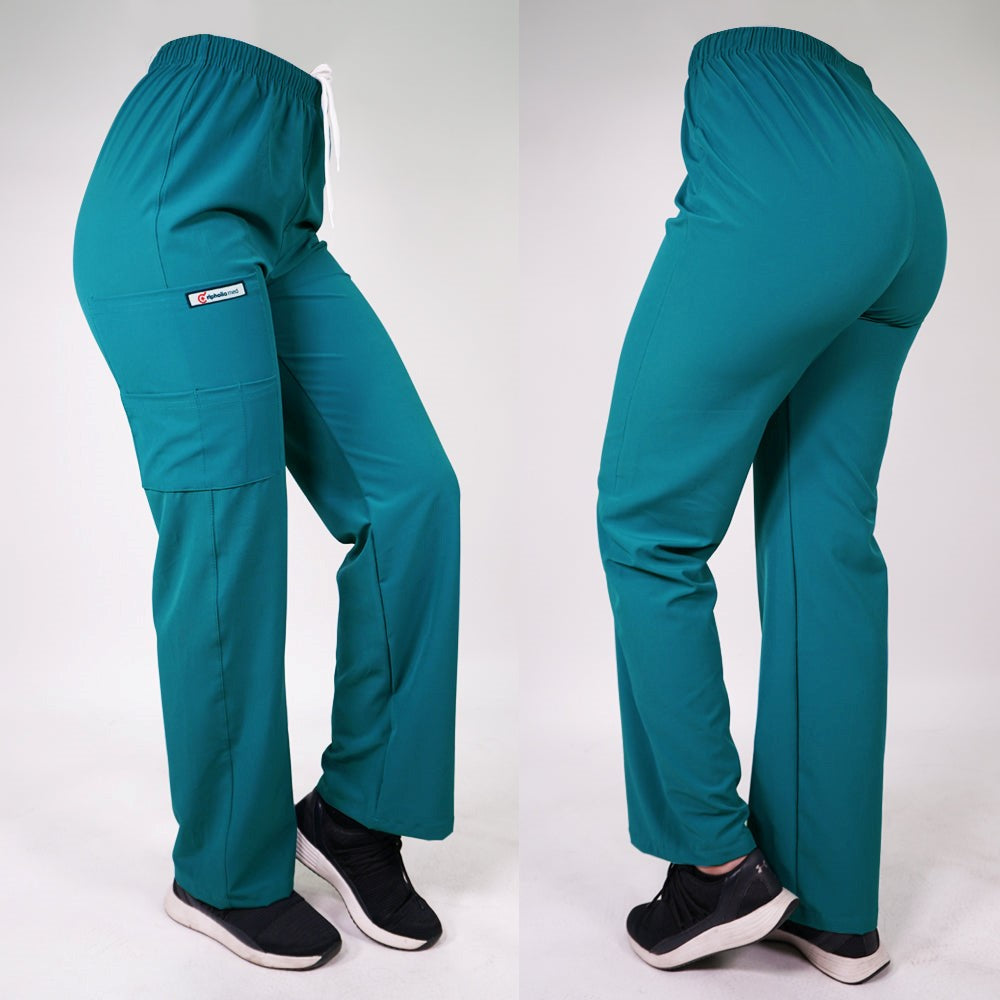 Pantalón clínico Recto Anti fluidos. Art. 799-15 - Verde Turquesa