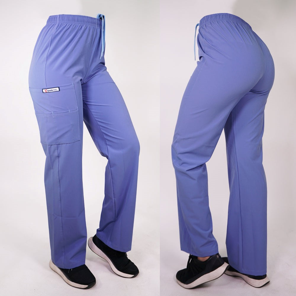 Pantalón clínico Recto Anti fluidos. Art. 799-3 - Celeste