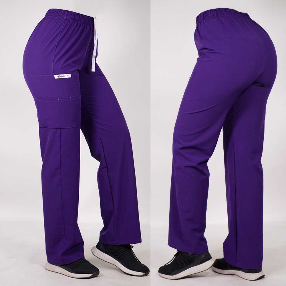 Pantalón clínico Recto Anti fluidos. Art. 799-4-A - Morado