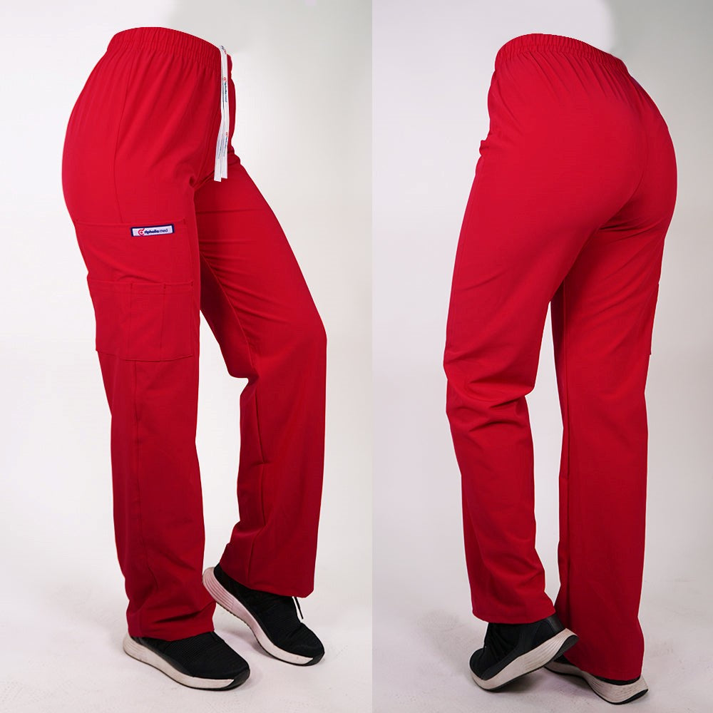 Pantalón clínico Recto Anti fluidos. Art. 799-5 - Rojo