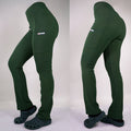 Pantalón clinico elasticado Spandex. Art. 880-12 Verde Botella