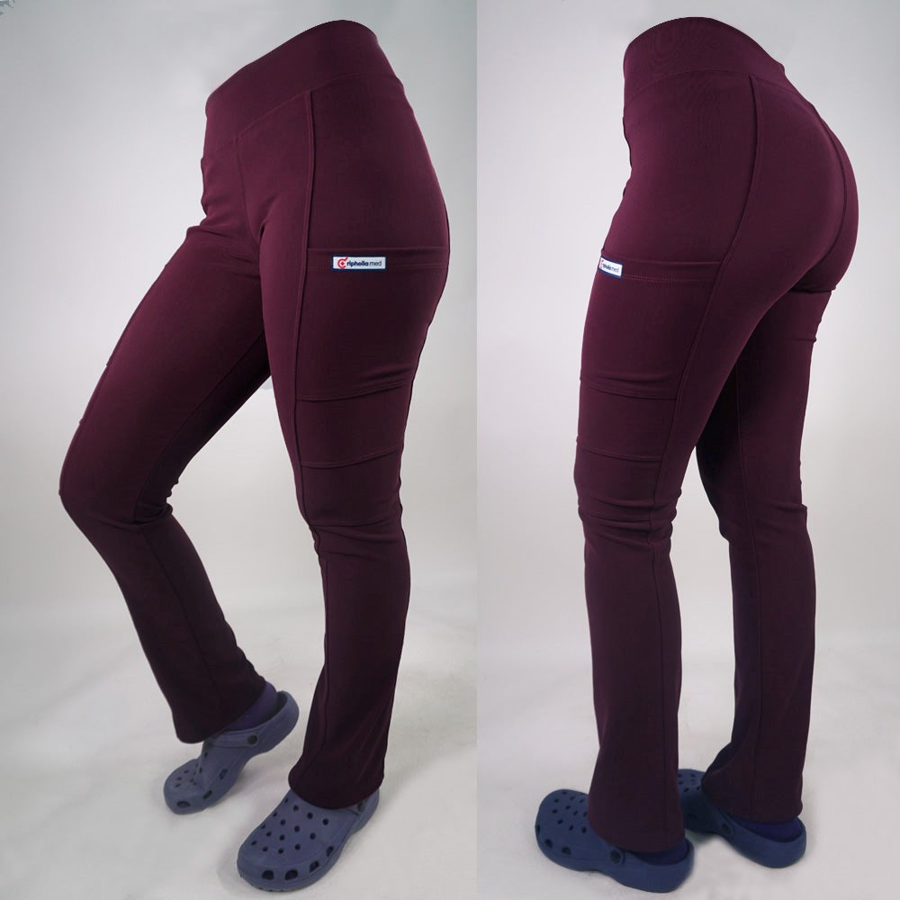 Pantalón clinico elasticado Spandex. Art. 880-6 Burdeo