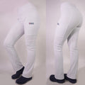Pantalón clinico elasticado Spandex. Art. 880-7 Blanco