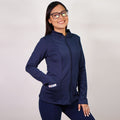 Polerón clínico Spandex - Mujer. Art. 904 - Azul Marino