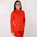 Polerón clínico Spandex - Mujer. Art. 906 - Rojo
