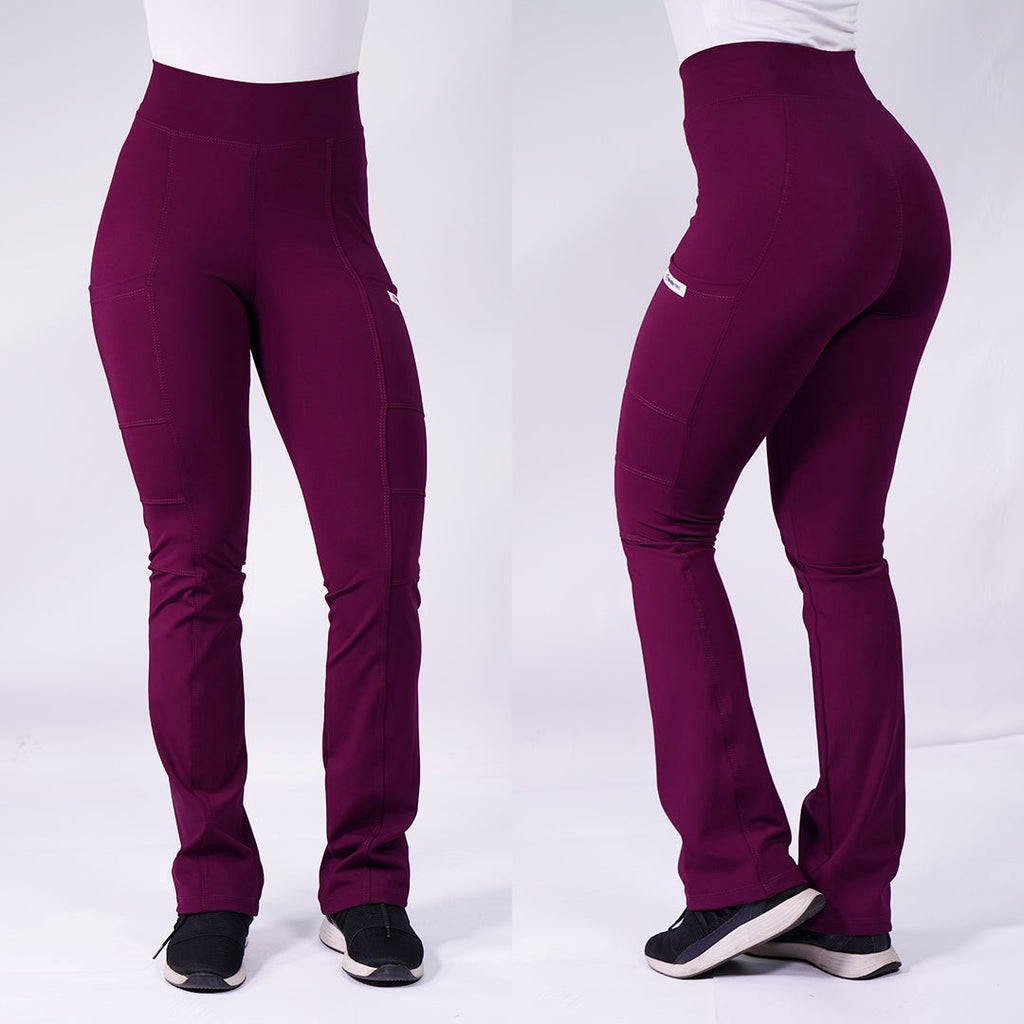 Pantalón clínico Extra-elasticado Flexxy. Art. FLEX-15 Burdeo Claro