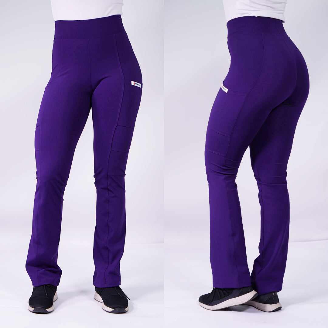 Pantalón clínico Extra-elasticado Flexxy. Art. FLEX-4 Morado