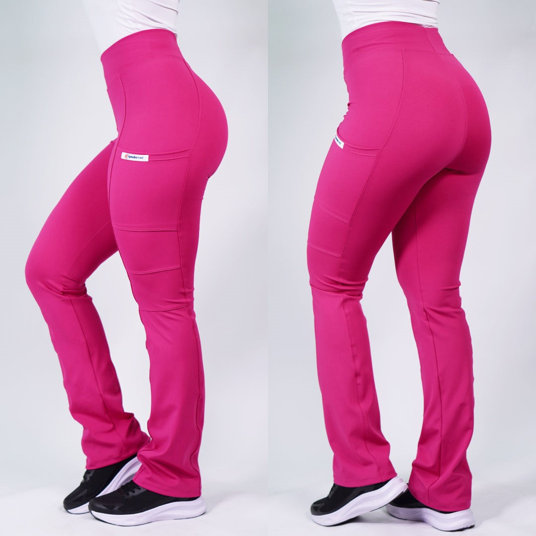Pantalón clínico Extra-elasticado Flexxy. Art. FLEX-13 FUCSIA