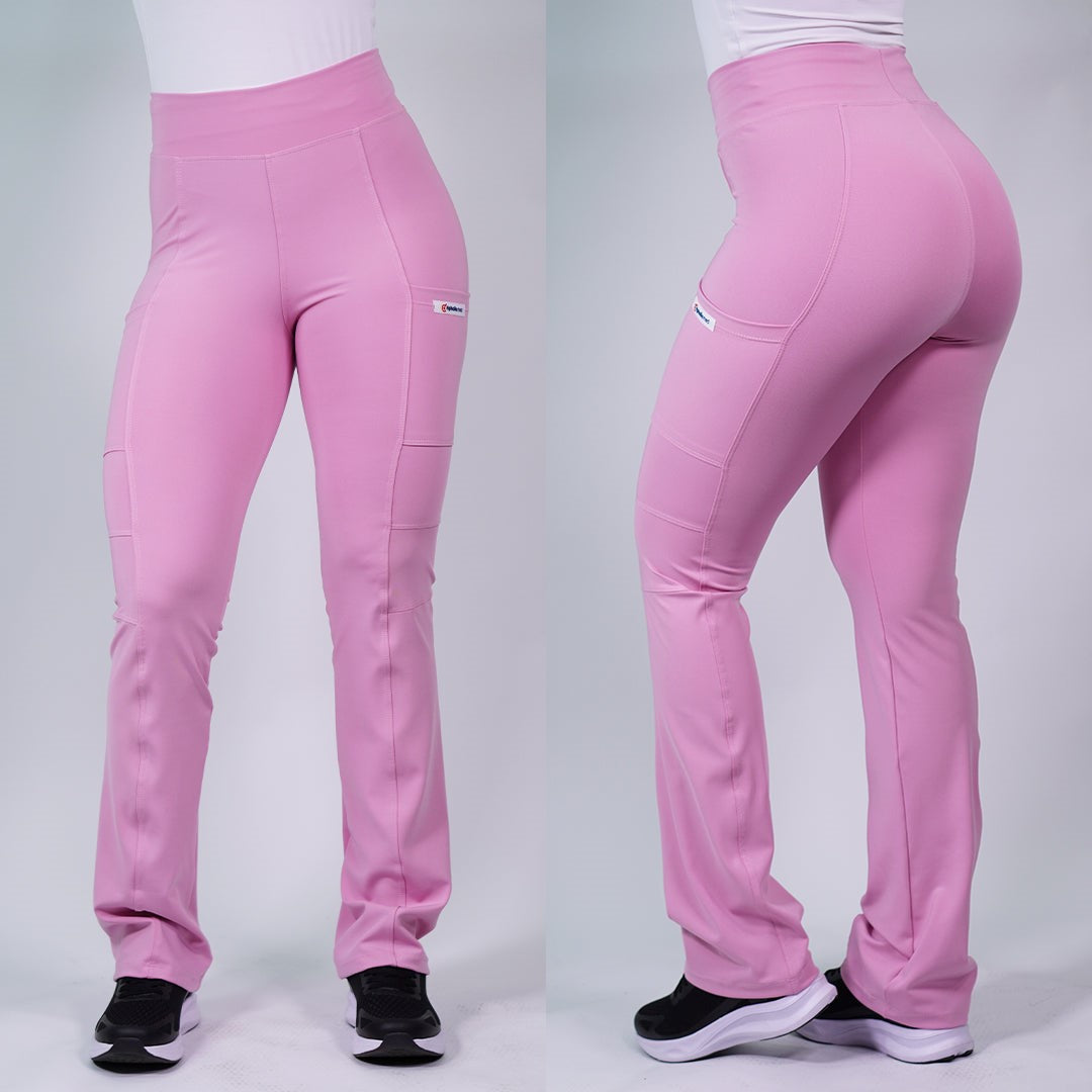 Pantalón clínico Extra-elasticado Flexxy. Art. FLEX-19 ROSADO